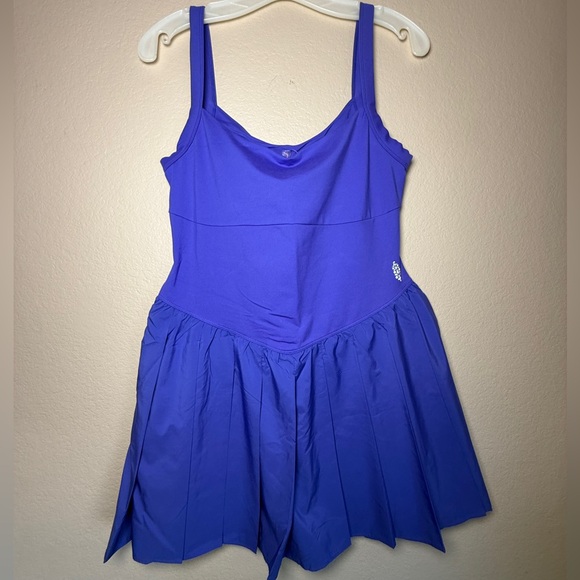 Free People FP Movement Swing Of Things Skort Dress Neon Purple Pulse NWT L - Picture 4 of 6